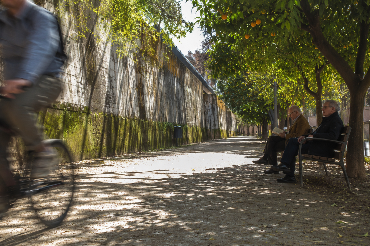 Late morning in the Turia park